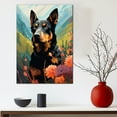 thumbnail image 3 of Beauceron Dog Canvas Wall Art for Living Room, Funny Bathroom Wall Decor, Colorful Animal Painting Gift for Kid Teen Men, 3 of 4