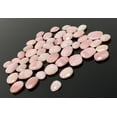 thumbnail image 5 of 5 Pcs Natural Pink Opal Rose Cut Cabochons, Loose Gemstones, Peruvian Pink Opal Rose Cuts, 11x9mm - 17x13mm, 5 of 7