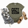 thumbnail image 4 of Cozy Season Bold Distressed - Women's Short Sleeve Graphic T-Shirt, 4 of 16