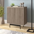 thumbnail image 2 of Evelyn&Zoe Modern/Contemporary 28" Wide Antiqued Gray Oak Accent Cabinet, 2 of 7