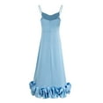 thumbnail image 4 of Ketyyh-chn99 Robes Formelles et Robes de Soirée Robe de Mariage Robe de Fête pour Femme Robe Décontractée Robe de Bal Soirée Unie Élégante Robe Maxi Bleu,P, 4 of 4