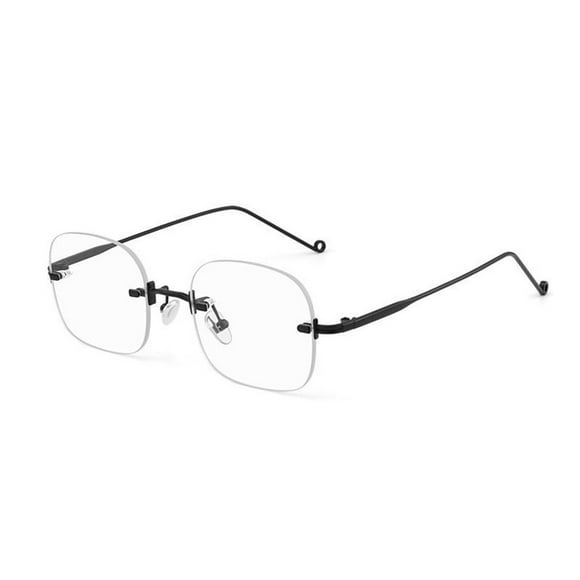 Retro Frameless Anti-blue Light Glasses For Women Ultralight Anti-radiation Glasses Anti-blue Light Glasses
