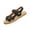 Black #4, variant on Women Sports Platform Sandals 2026 Summer Orthopedic Sandals Arch Support Wide Width Casual Slide Open Toe Walking Sandals With Hook Loop Beige