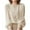 A001 Beige, variant on bnaln Ladies Tops Women's Elegant Lace Shirts Solid Color Casual Long Sleeve Blouses Round Neck Button Down Shirts Loose Fit Tunics Trendy Dressy Business Office Work Tops