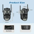 thumbnail image 4 of 8MP Outdoors Wifi Camera HD Dual Lens Security 5G PTZ IP Camera Digital Zoom Lens Human AI Auto Detect Camera US Plug, 4 of 8