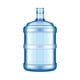thumbnail image 2 of Jarra de agua azul transparente de gran capacidad, dispensador de PC, barril de agua reutilizable para 189 litros, 2 of 9