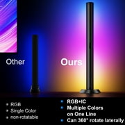 DAYBETTER RGB LED Light Bars, Music Sync TV Backlight with USB Powered , APP And Remote Control, 213 Preset Modes,16 Million Colors,Three Control Modes,Suitable for 45-70 inch TVs,2pack