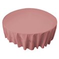 thumbnail image 2 of LA Linen TCpop90R-RoseP79 Polyester Poplin Tablecloth, Dusty Rose - 90 in. Round, 2 of 3