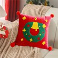 thumbnail image 2 of Qocolhg Christmas Decorations Outdoor Indoor, Christmas Pillowcase Rectangular Pillowcase Invisible Zipper Holiday Pillowcase Holiday Gift Christmas Decoration Red Pillowcase Suitable For Sofa, 2 of 6