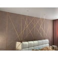 thumbnail image 1 of Cinta Autoadhesiva H&JESS para Decorar Interiores Pared Pisos 50 M Cinta Dorada, 1 of 2
