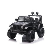 Pouseayar 12V Jeep Electric Kids Ride On Car Truck with Parent Remote Control for Girl Boy