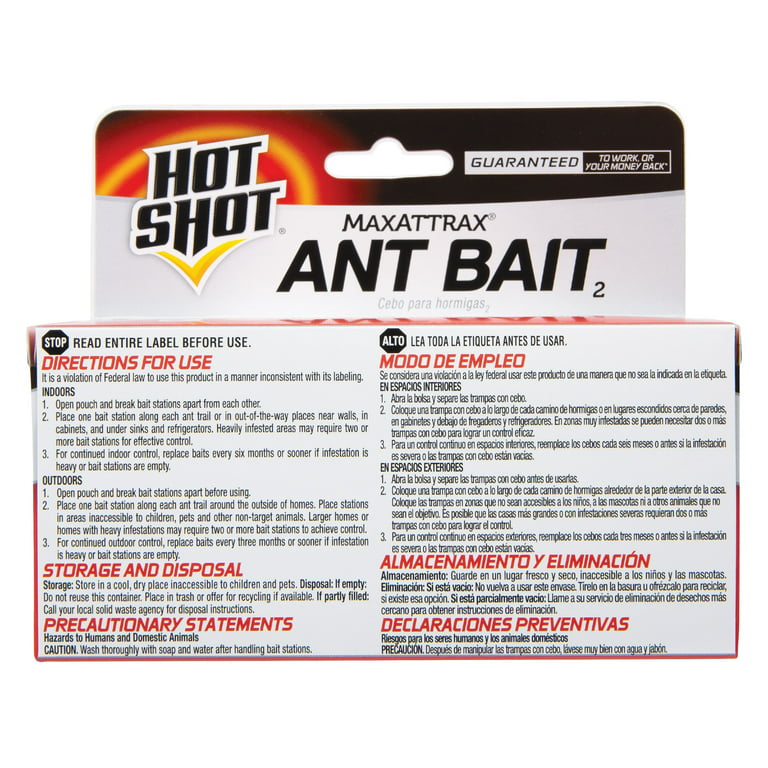 Hot Shot Ant Bait, Value Pack - 8 pack, 0.07 oz ant bait