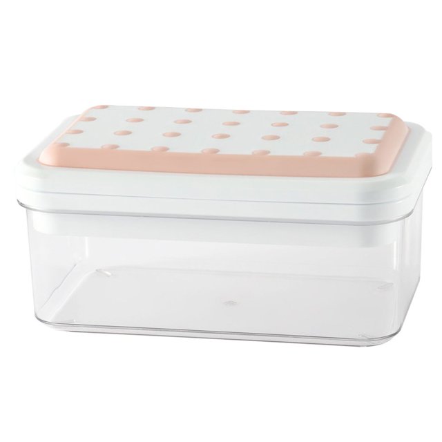 1 Set Ice Cube Tray with Ice Shovel 28 Grids Foldable Lid Press Demoulding Stackable Low Temperature Resistance DIY Ice Tray for Kitchen