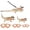01 Orange, variant on BURIBURI Sugar Glider Harness & Leash Set - Escape-Proof 3-Piece Adjustable Vest for Squirrels Rats Mice Mouse & Small Animals - Hamster Gerbil Walking Gear, Pet Toy Accessories, Black