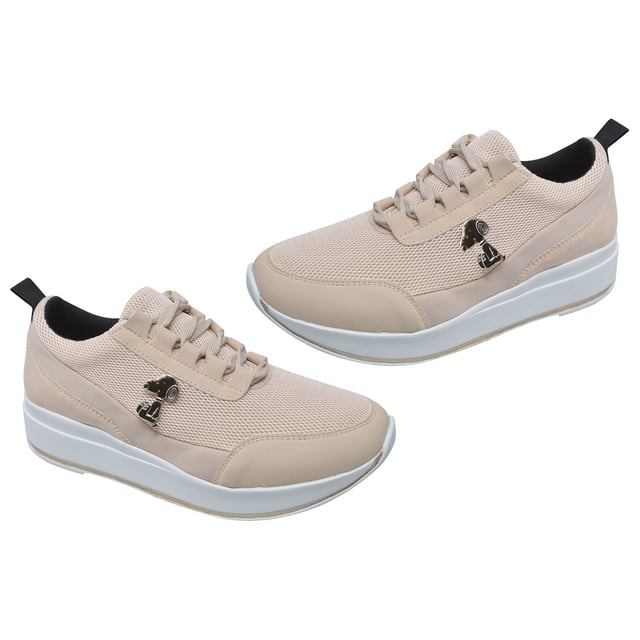Tenis rosas De Snoopy Peanuts Casual Para Dama Peanuts PN-014-XH-HR