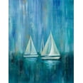 thumbnail image 2 of Vassileva, Silvia 12x14 White Modern Wood Framed Museum Art Print Titled - Sailboat Simplicity II, 2 of 4