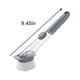 thumbnail image 3 of Cepillo automático dispensador de jabón para platos con 3 cabezas reemplazables - Cepillo de plástico gris para fregadero de cocina para ollas, sartenes y utensilios, 3 of 9