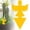 Angel, variant on Fruit Fly Trap, Gnat Traps, 3.14x5.12Inch Gnat Catcher Sticky Insect Trap, Angel-Shaped Gnat Eliminator Indoor, Disposable Flying Bug Trap for Yellow Houseplants Outdoor Use Insect Sticky