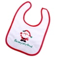 thumbnail image 5 of KAKOWELY Feeding Bibs for Baby Infant Newborn Christmas Lunch Time 1Pcs 11.4x7.7in, 5 of 6