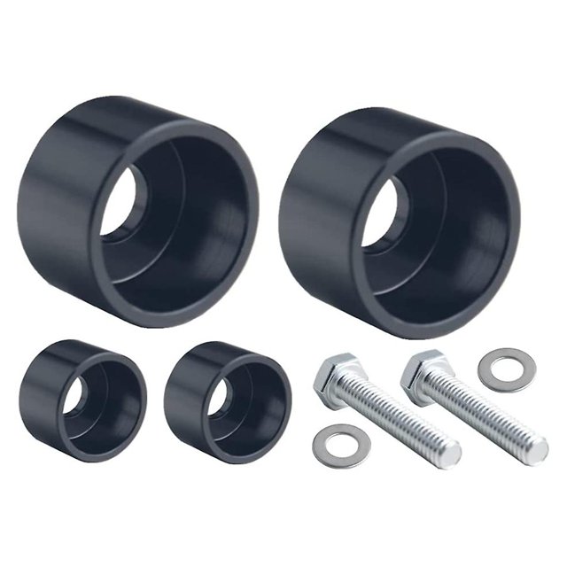 Un kit de buje de reparación de mango de agarre de pilar para Dodge Ram 1500 (negro) Afortunado Sencillez