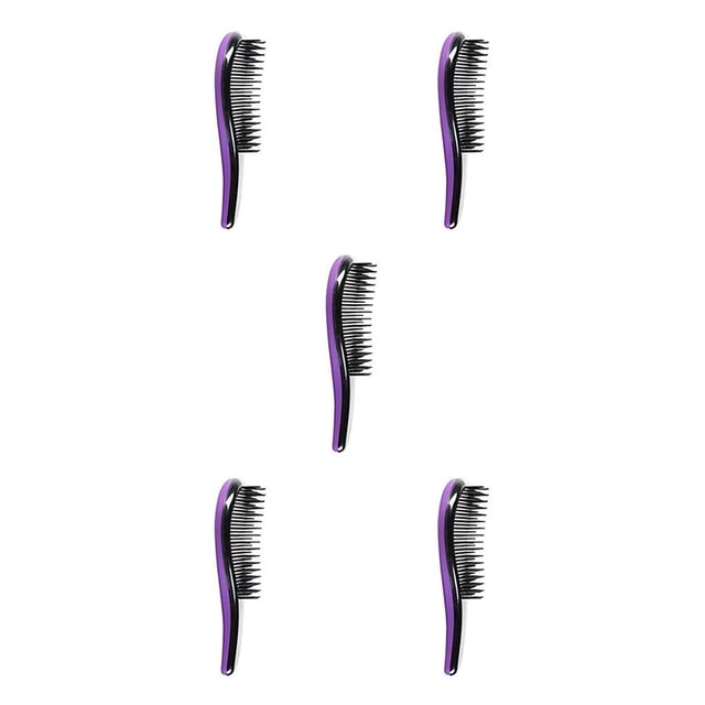 Wisewang Professional Hairbrush Styling Knot Comb for Magic Detangling Brush No.05 5Set