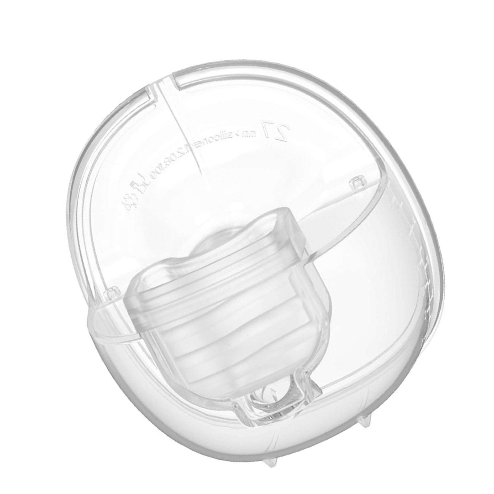 Silicone Diaphragm Membrane Duckbill Valves 24mm/27mm Flange Horn Wearable Electric Breast Pump Accessories for S18/S21
