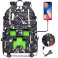 thumbnail image 1 of Minecraft Backpack Usb Backpack For Laptop Kids School Bags, 1 of 5