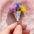 thumbnail image 2 of Guardurnaity Pinzas para ramos de novia, alfileres únicos de aleación para arreglos florales DIY, elegantes alfileres para ramos de flores. Ropa, zapatos y accesorios Miscelánea oro, 2 of 6