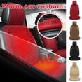 thumbnail image 2 of Car Seat Cushion Winter Warm Thickened Heated Seat Cover Plush Soft Comfortable Auto Interior Accessories Non Slip Bottom Universal Fit For Vehicle Truck SUV Cold Weather Driving Cozy, 2 of 6