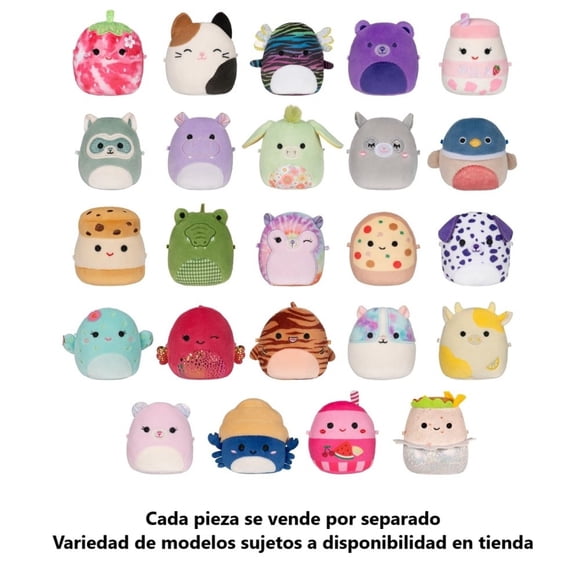 Peluche sorpresa Squishmallows 2.5 pulgadas Varios modelos 1 pieza