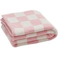 thumbnail image 5 of Throw Blankets Checkerboard Grid Chessboard Gingham Warmer Comfort Reversible Long Shaggy Cozy Decor for Home Bed Couch, 5 of 6