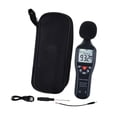 thumbnail image 4 of Medidor de nivel de sonido Medidor de decibeles Rango 30-130 dB Lector de nivel de sonido portátil con bolsa de transporte para fábricas, escuelas y, 4 of 7