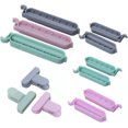 thumbnail image 1 of 12 Pcs Food Bag Clips, Kitchen Sealing Clips, Sealing Clips Food Bag Sealing Clips for Food Packaging Kitchen Snacks Storage, 1 of 5