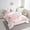 Pink Grey, variant on Erosebridal Cartoon Elephant Bedding Sets Twin Size For Teen,Butterfly Flower Comforter Sets with Sheets,Stripes Decor,Reversible,Lightweight,7-Piece