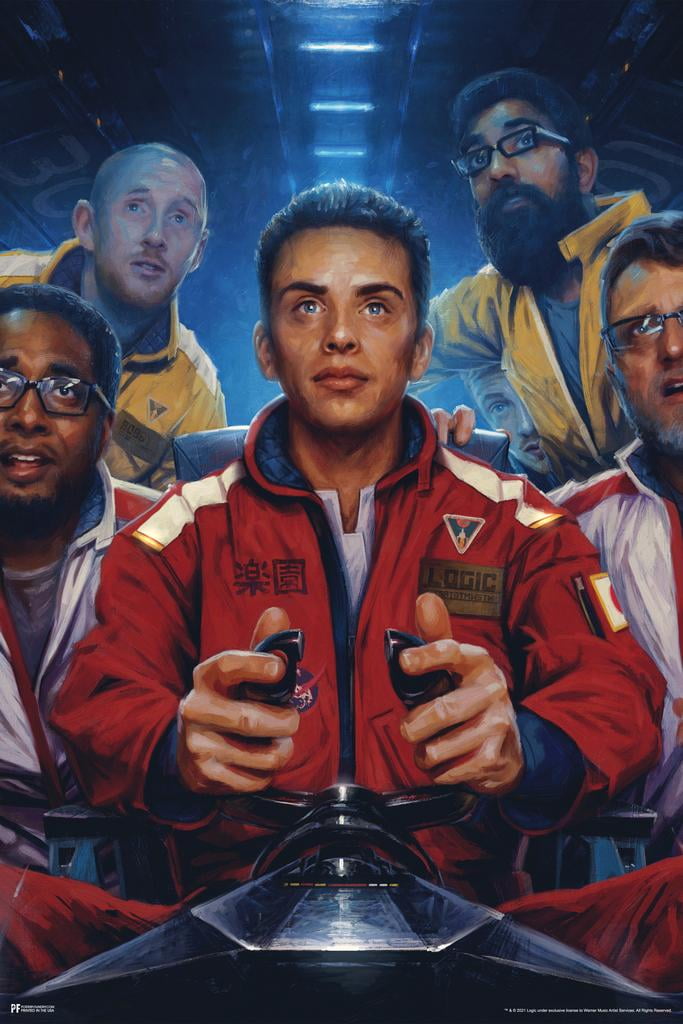Logic Merch Incredible True Story Album Cover Art Spacesuits Rap
