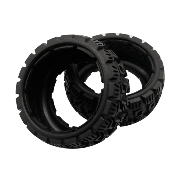 FLMLF 2Pcs RC Car All-Terrain Rubber Front Tire Skin 170x60mm for 1/5 HPI Baja RV KM 5B
