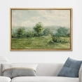 thumbnail image 2 of wall26 Framed Canvas Print Wall Art Pastel Green Tree Forest Landscape Nature Wilderness Illustrations Fine Art Decorative Rustic Multicolor for Living Room, Bedroom, Office - 24"x36" Natur, 2 of 5