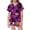 Purple&&100, variant on CONROSES Halloween Girls Pajama Set Hallowmas Black Cat Graphic Short Sleeve Pjs Tops Shorts Loungewear Sets Cozy Nightwear Sleepwear