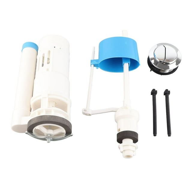 Válvulas de descarga de repuesto para inodoro, válvula de llenado con botón pulsador, Kit de reparación de inodoro Universal para ahorro de agua, 20cm