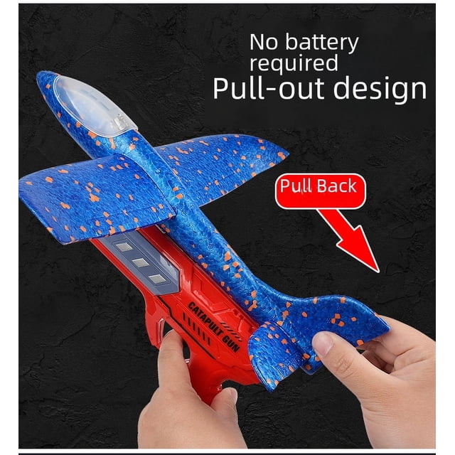 Lanzador de pistola de espuma luminosa para niños, juguetes para niños y niñas