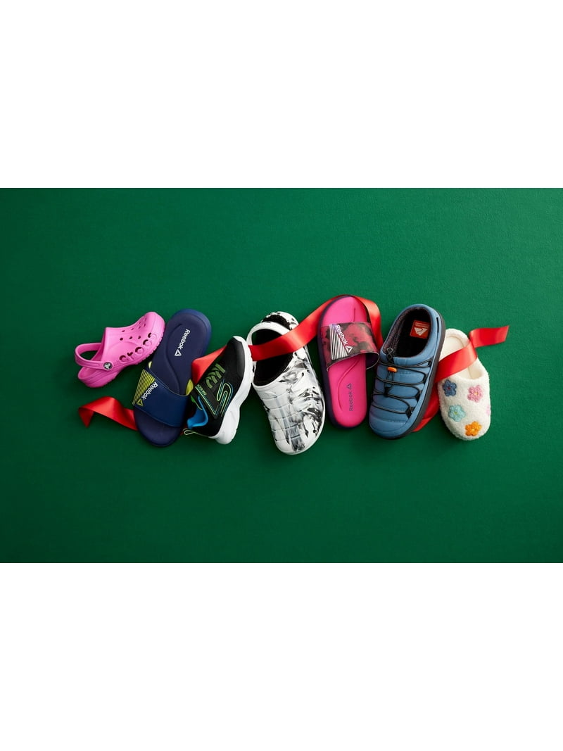 ★REEBOK★TWO WAY ACTIVE SLIDE Reebok Adult Men's Memory Foam Slide Sandals with Adjustable