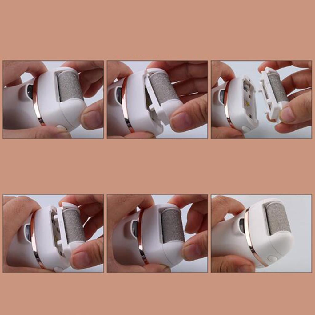 JD-506R Electric Foot Callus Remover, IPX5 Waterproof, for Both Settings, Move Away The , Hard,