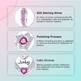 thumbnail image 4 of ARVALILS 925 Sterling Silver July Birthstone Charm, Birthday Pendant for Bracelets & Necklaces, 4 of 7