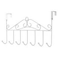 thumbnail image 1 of 7 Hooks Over Door Bathroom Hanger Coat Clothes Hat Bag Towel Hanging Rack Holder, 1 of 3