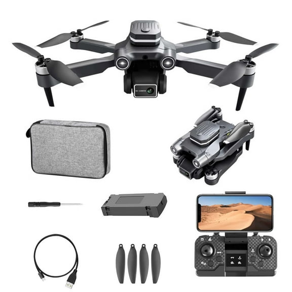 Gnmfd GPS Drone with 4K Camera for Adults, RC Quadcopter with Auto Return, Follow Me, Brushless Motor, Altitude Hold, Headless Mode, Route Fly, Aerial Photography for Holidays