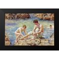 thumbnail image 2 of Tuke, Henry Scott 14x11 Black Modern Framed Museum Art Print Titled - The Bathers, 2 of 5