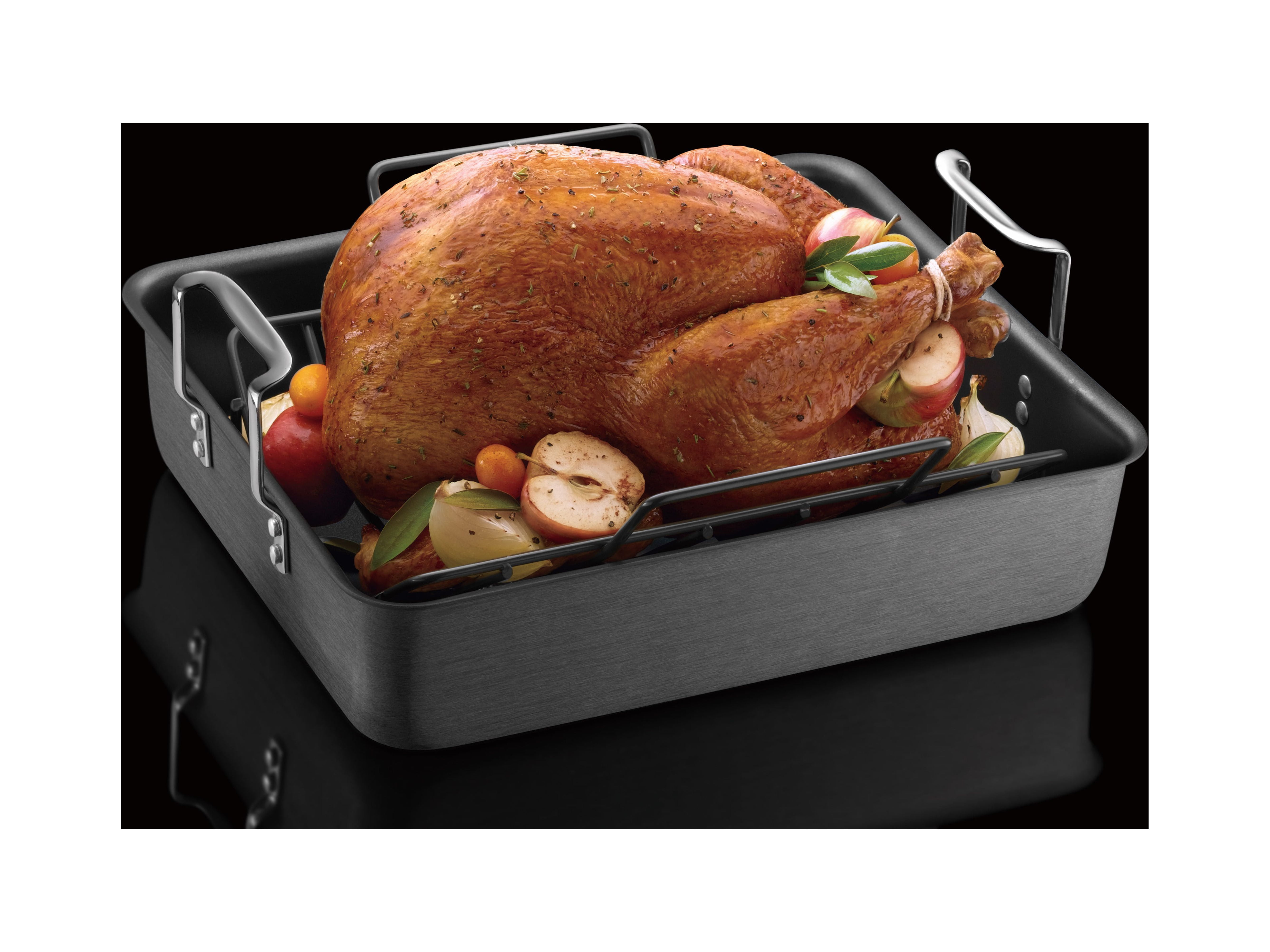 Classic™ Hard-Anodized Nonstick 16-Inch Roaster with Rack