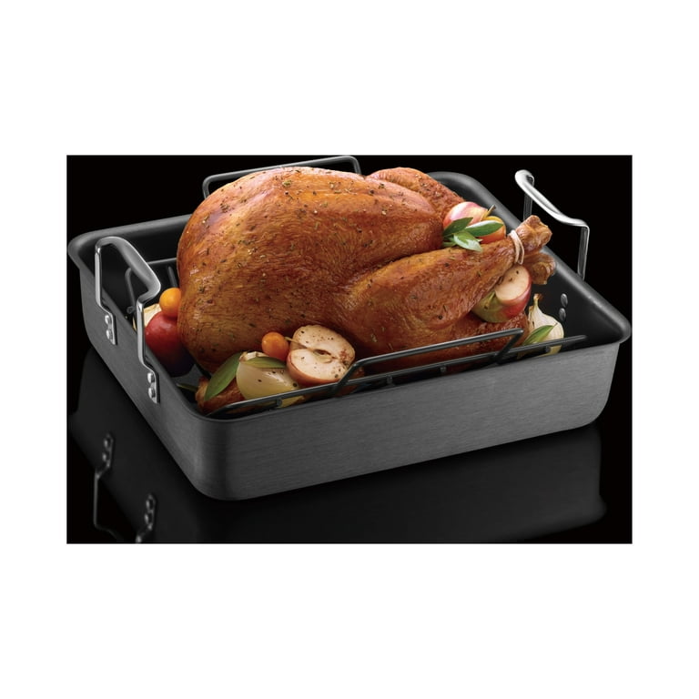 Calphalon roasting pan clearance with rack