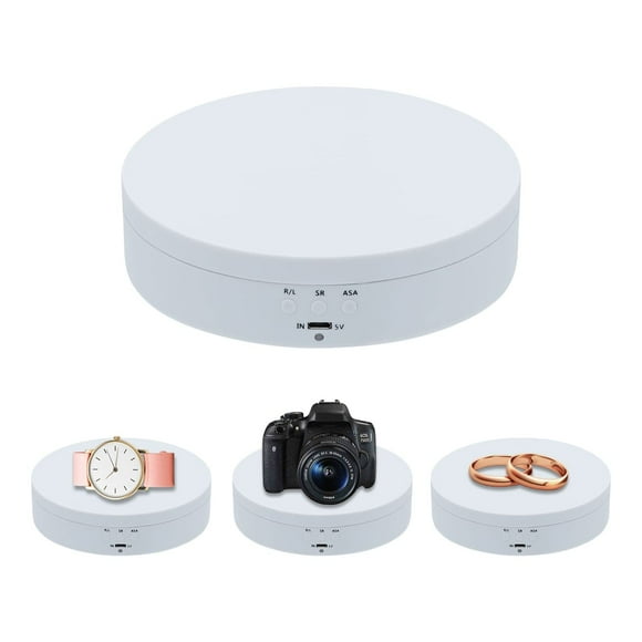 Expositor giratorio Mcbazel, 360 grados, 5.4 pulgadas, blanco, 3 kg