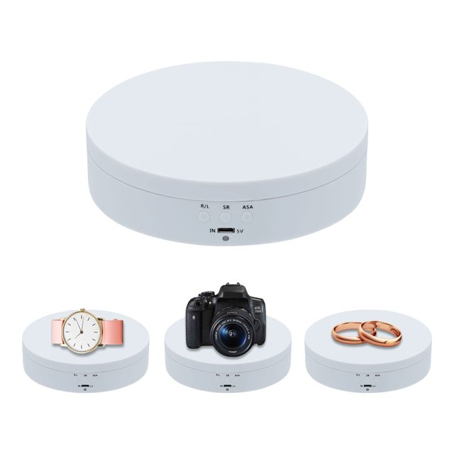 Expositor giratorio Mcbazel, 360 grados, 5.4 pulgadas, blanco, 3 kg